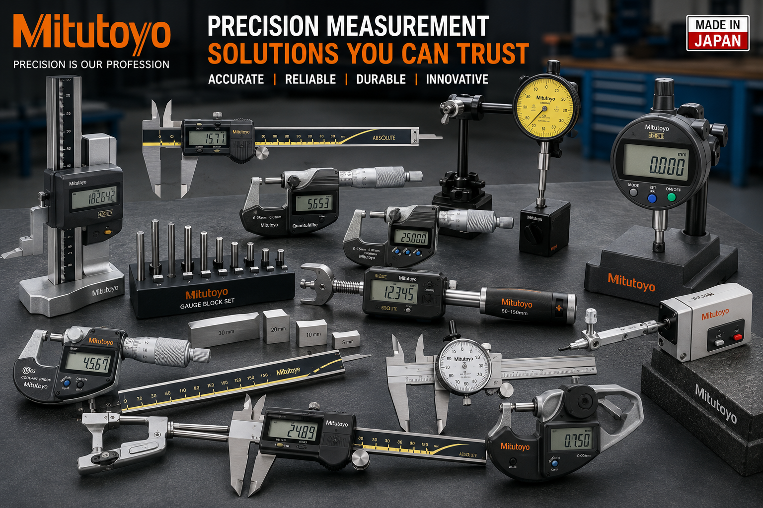 Mitutoyo Measuring Tools Supplier in Pune, Maharashtra & India