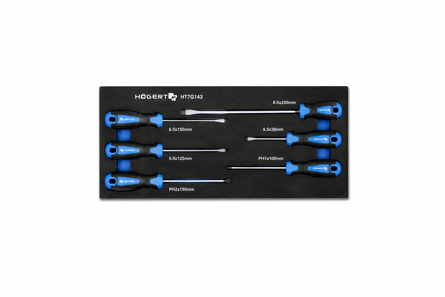 HOGERT HT7G134 Allen keys and screwdriver set, 20 pcs