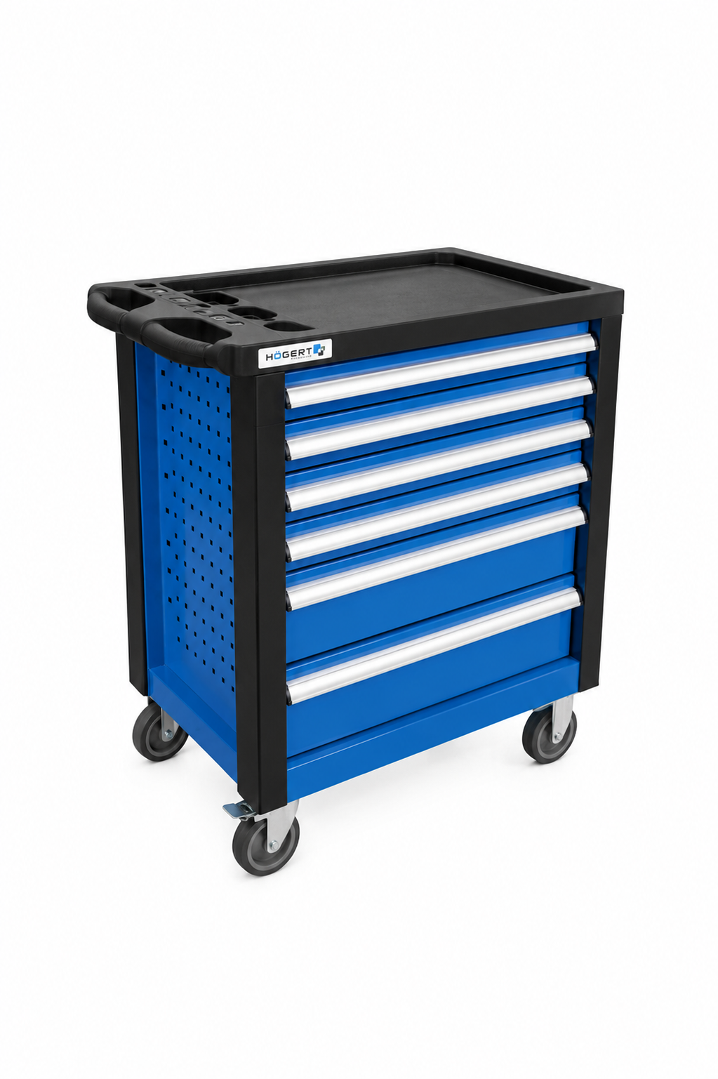 HOGERT HT7G047 Empty Trolley, 7 drawers