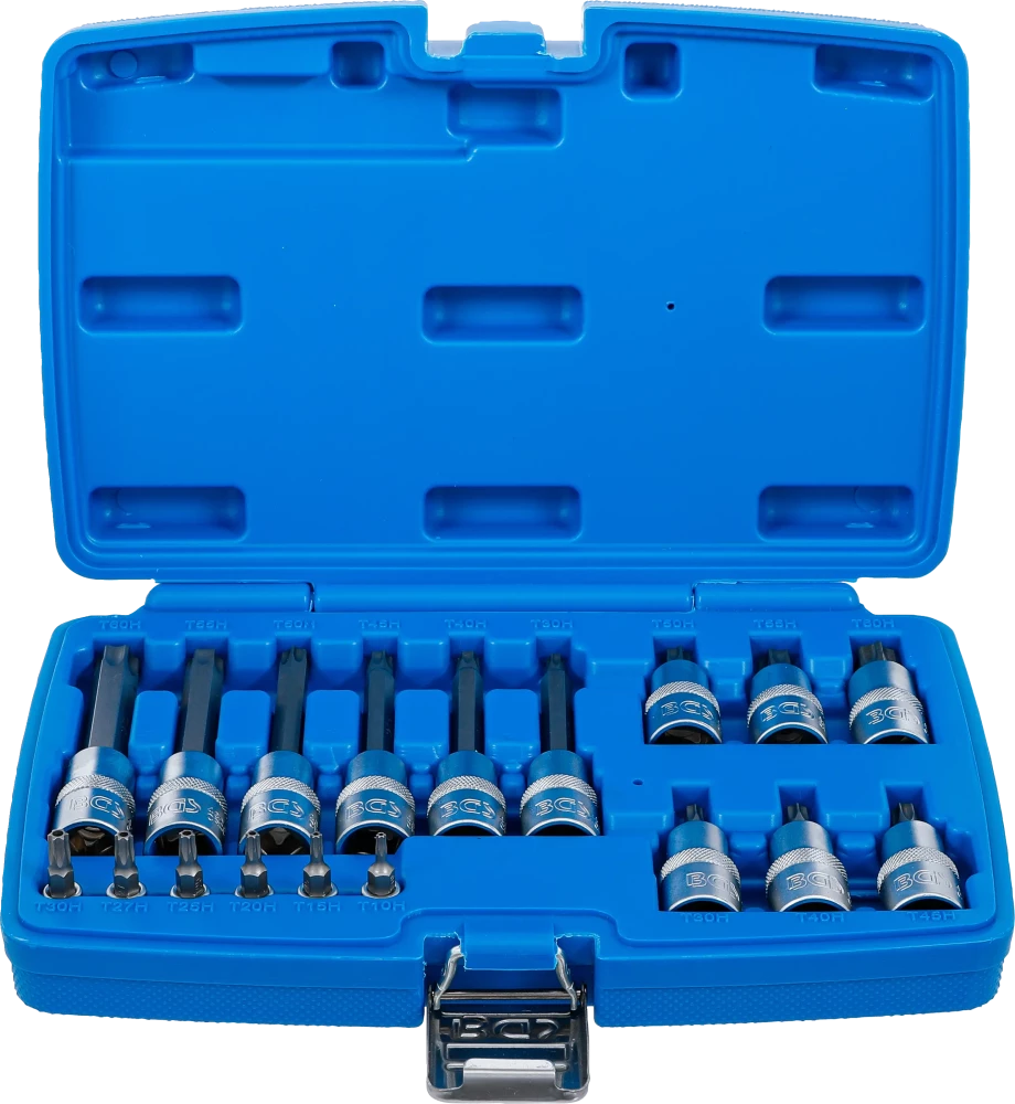 BGS Technic 5174 – 18-Piece Tamperproof Torx Bit Socket Set