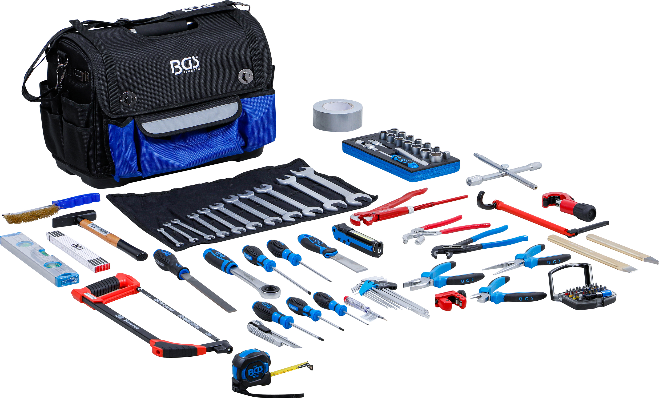 BGS Technic 3349 – 101-Piece Plumbers / Sanitary Tool Assortment