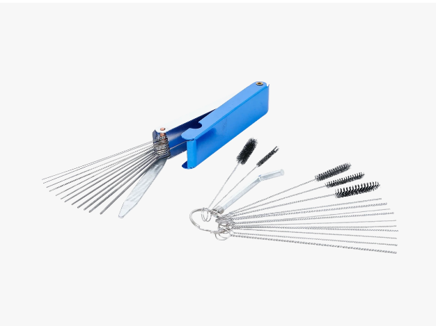 BGS Technic 74438 Carburettor Jet Cleaning Tool Set, 16 Pieces