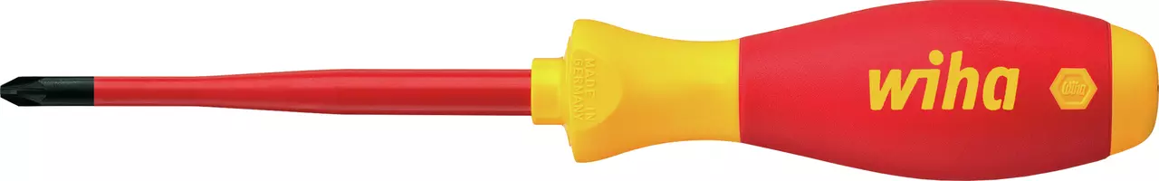 WIHA 35396 – SoftFinish® electric slimFix PZ2 × 100 mm VDE Screwdriver