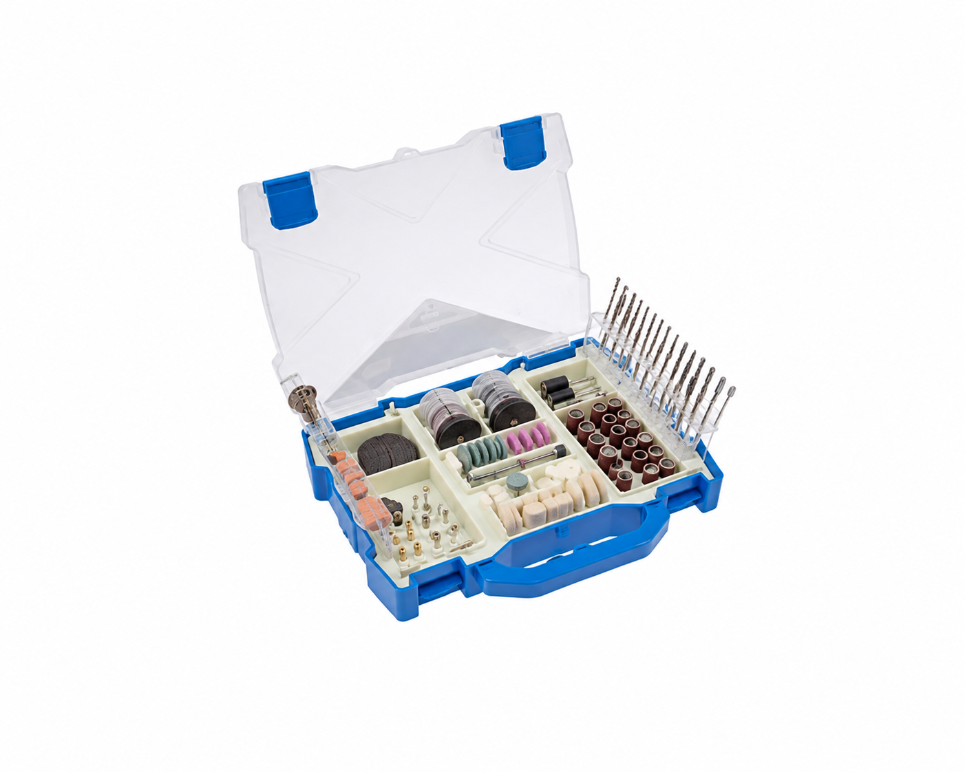 HOGERT HT2E115 Set of spare accessories for the mini grinder 155 pcs