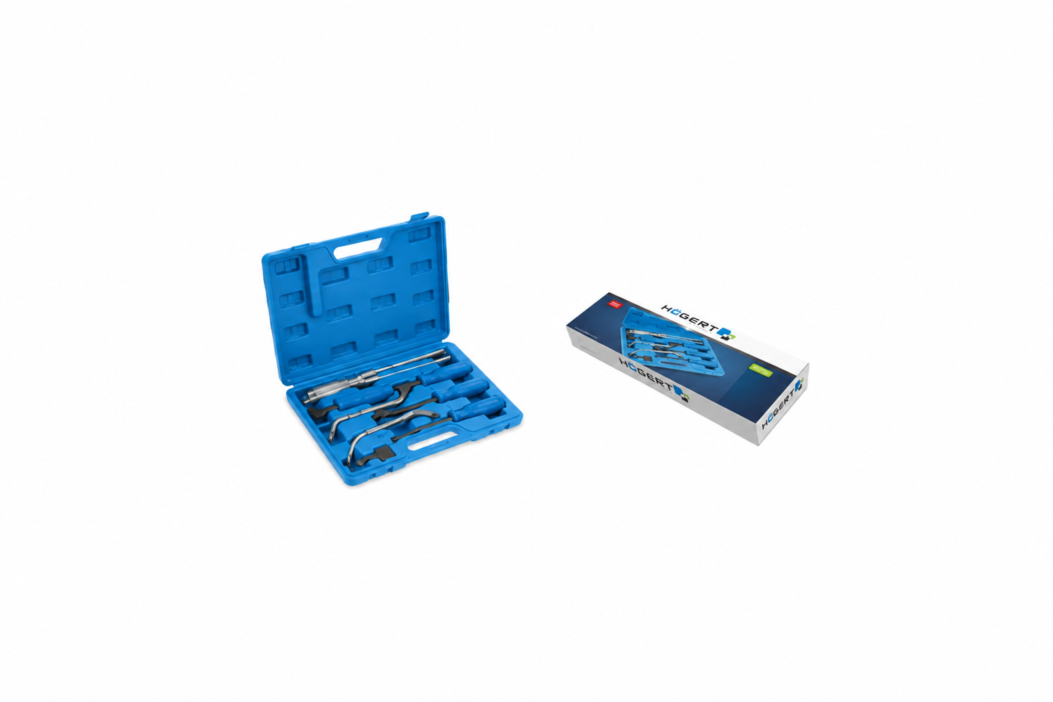 HOGERT 8-piece brake shoe replacement set for safe and efficient brake servicing. Brake shoe replacement set 8 pcs.
