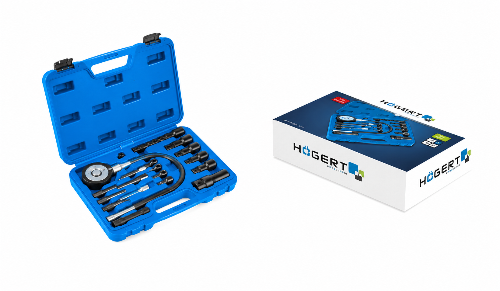 HOGERT HT8G410 Compression pressure in a diesel engine set 16 pcs