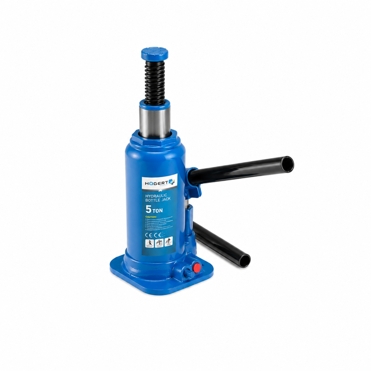 HOGERT HT8G024 Hydraulic bottle jack, bar 8 tones, 225-450 mm