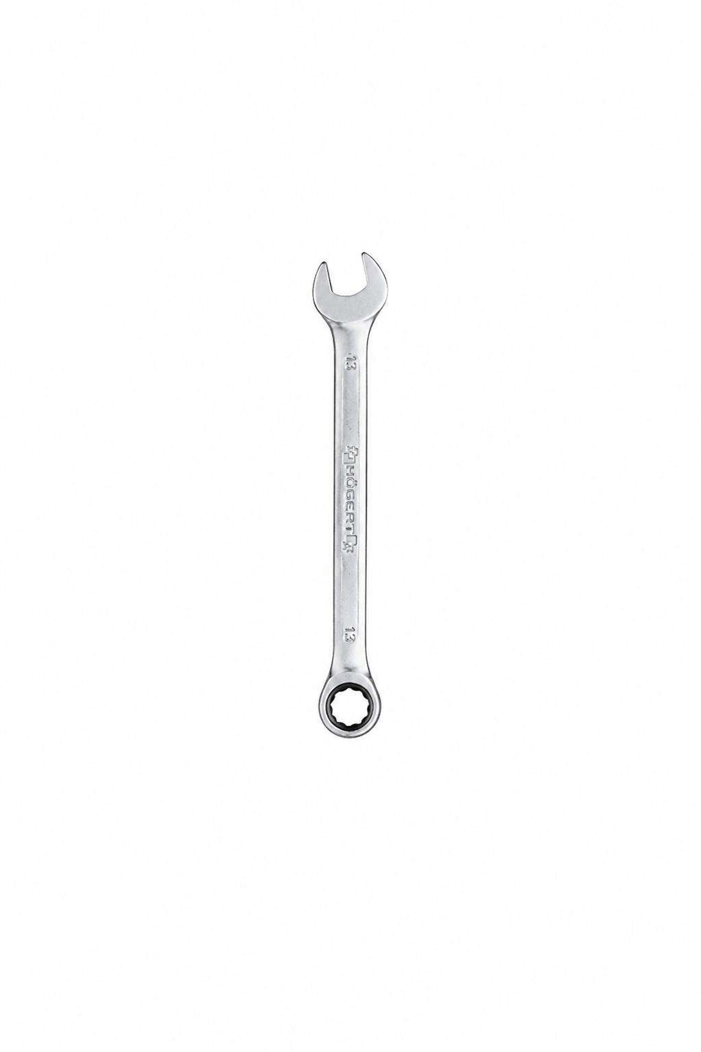 HOGERT HT1R022 Combination ratchet spanner, CrV steel, 22 mm, 72T