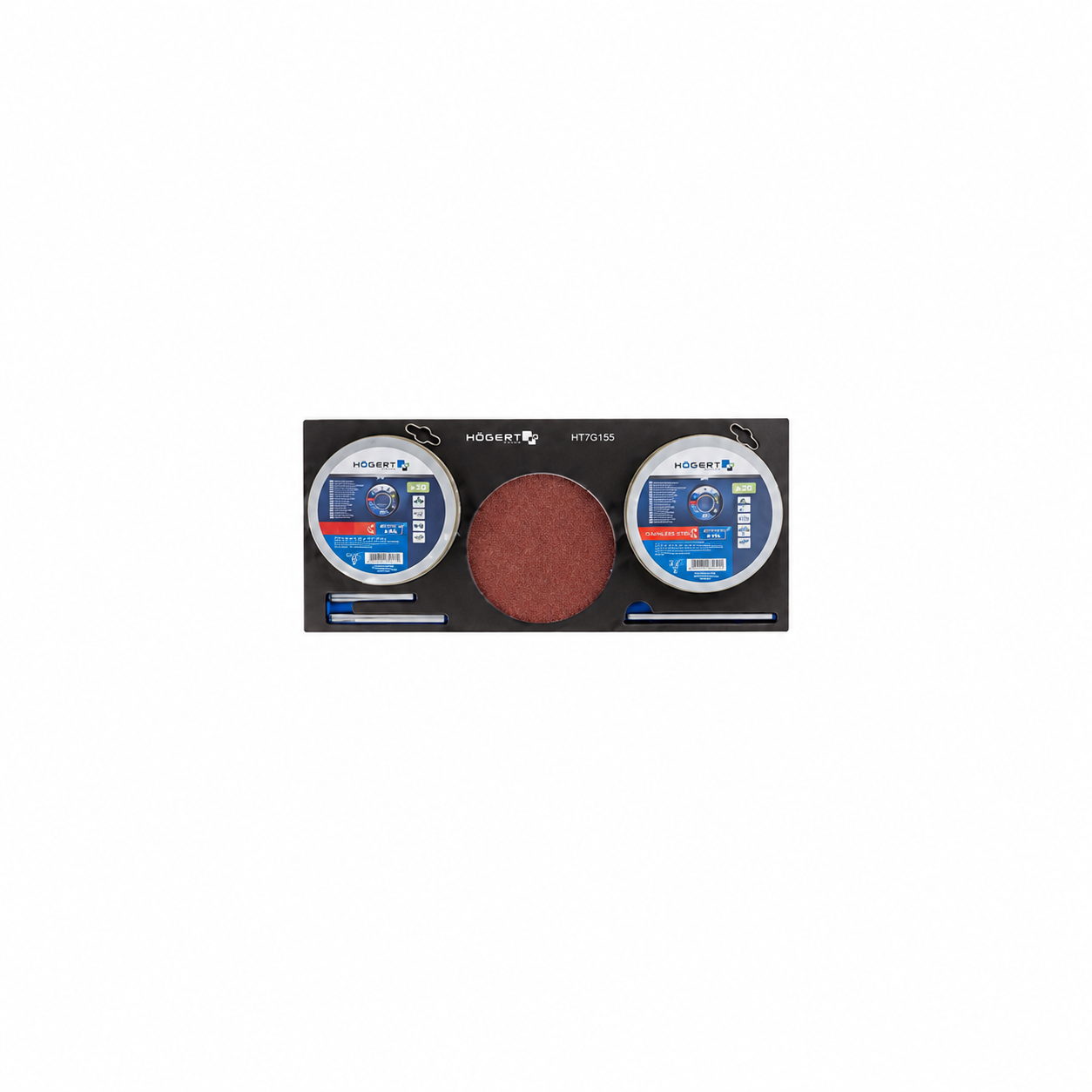 HOGERT HT7G155 Set of grinding wheels for cutting metal and stainless steel, 60 pcs.